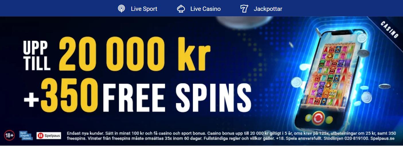 DBET casinobonus.