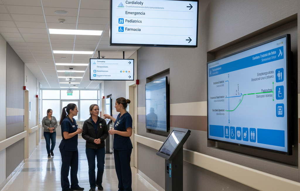 wayfinding hospital signage