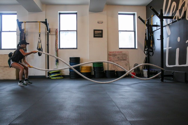 anchoring battle ropes