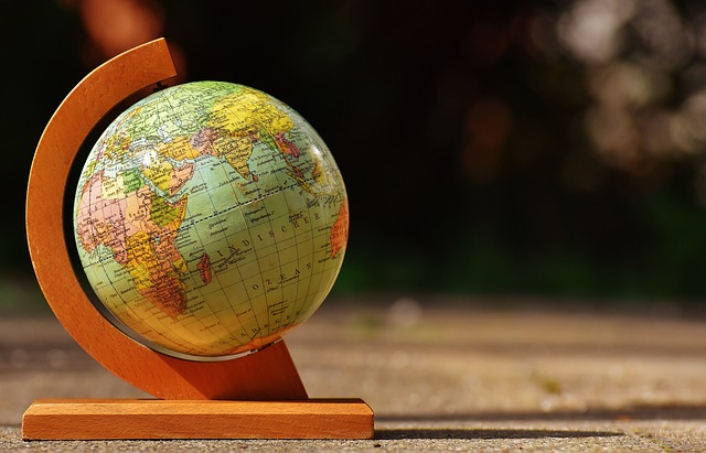 globe model symbolizing how amazon brand registry program helps increase product sales globally