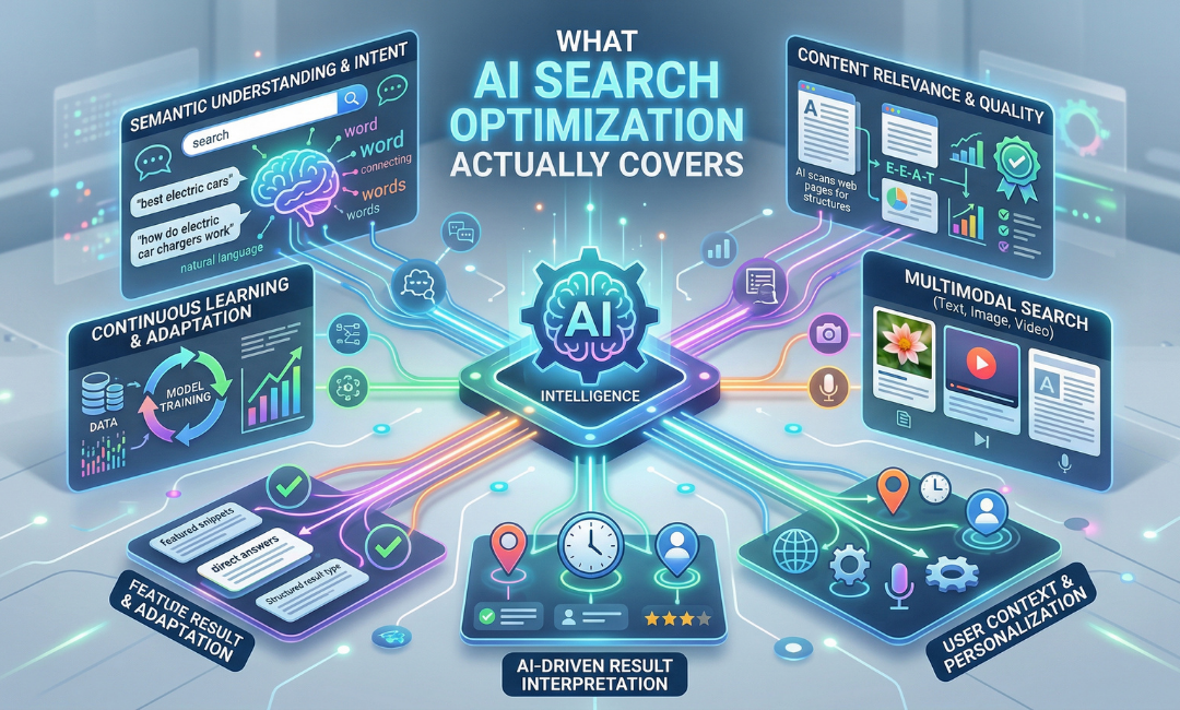 What AI Search Optimization Actually Covers, ai search engines