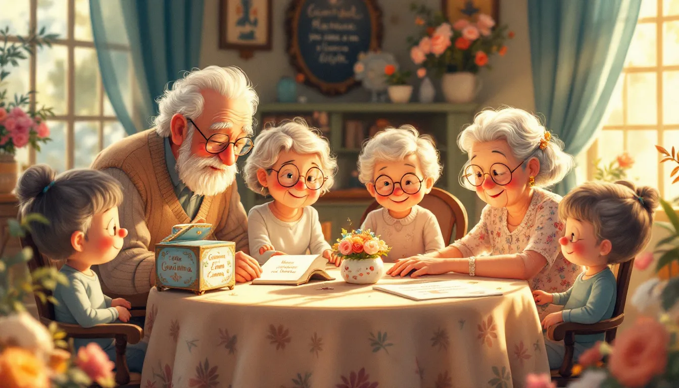 Celebrating elderly birthdays with personalized keepsakes that convey love.