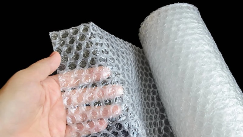 Biodegradable bubble wrap 