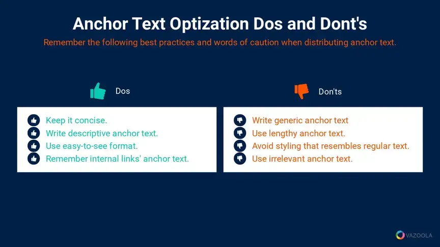 anchor text optimization dos and donts