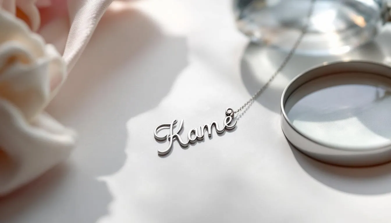 Obraz przedstawia elegancką, personalizowaną biżuterię z grawerem, idealną na prezent na 18 urodziny. Taki wyjątkowy podarunek z pewnością wywoła radość solenizantki i stanie się piękną pamiątką na całe życie.