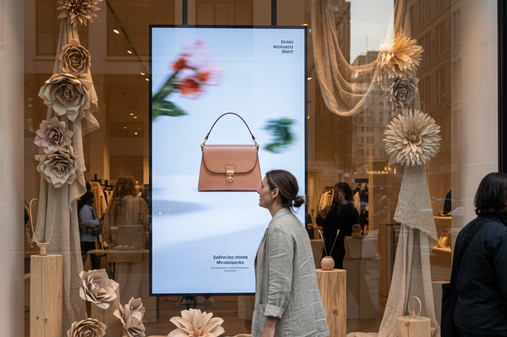 20 Best Examples of Window Displays for Your Store 7 artistic boutique window display with handmade props