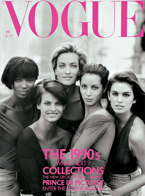 January Vogue Cover 90's