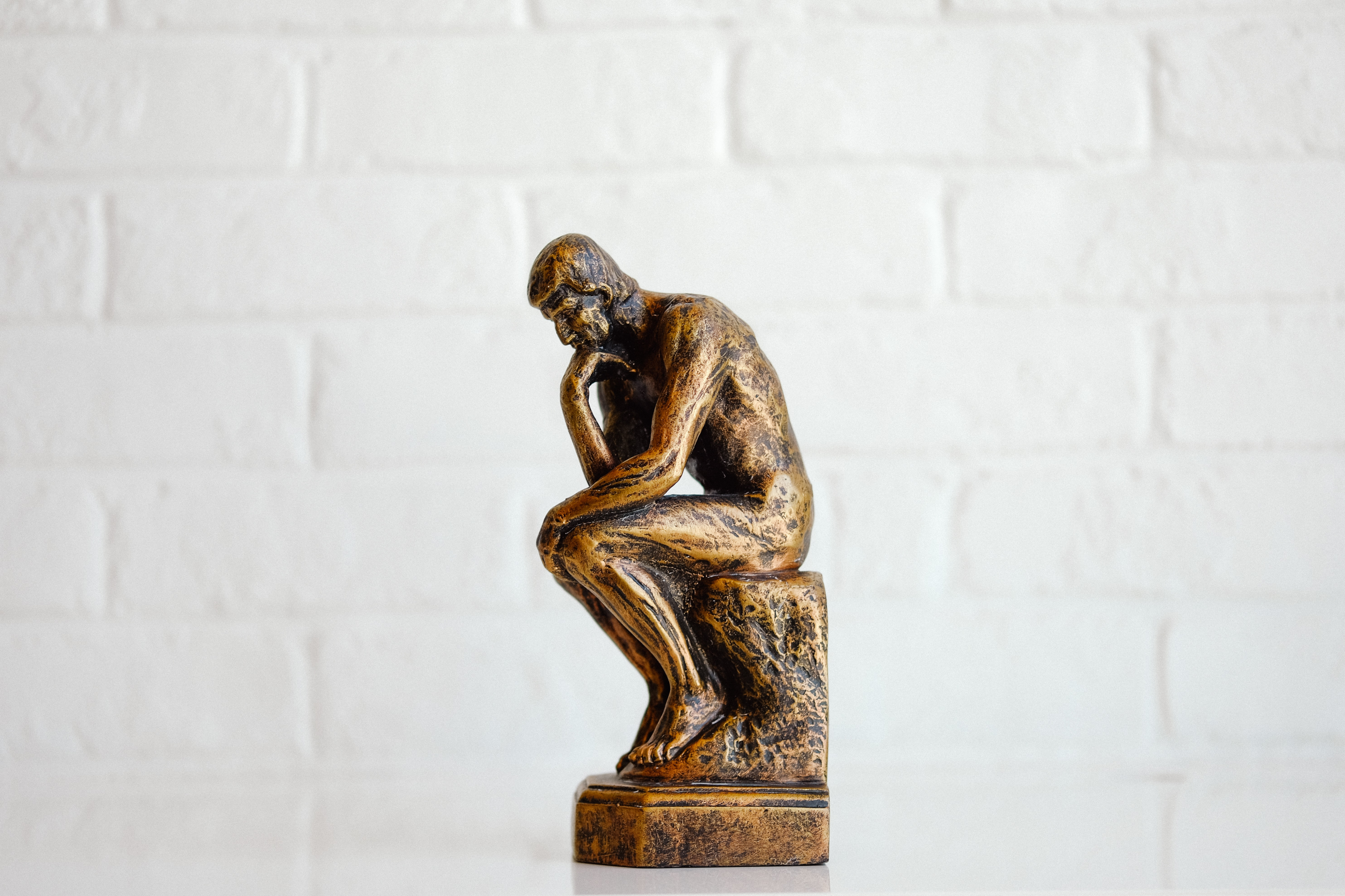 The Thinker (1880) by Auguste Rodin | Photo from Unsplash