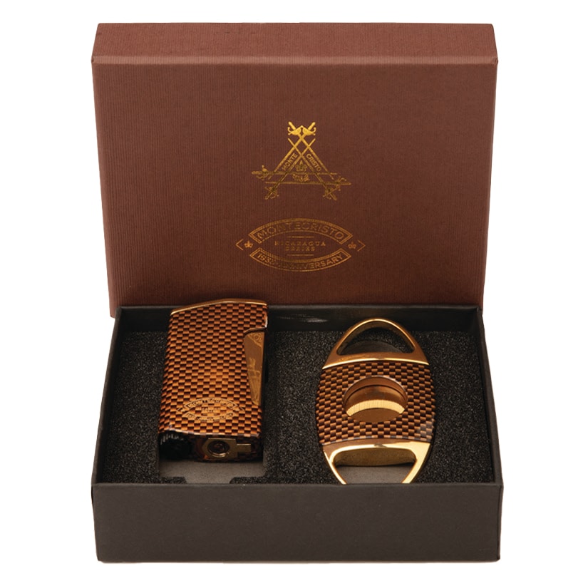 Montecristo 1935 Anniversary Cutter & Lighter Set - Best for Collectors