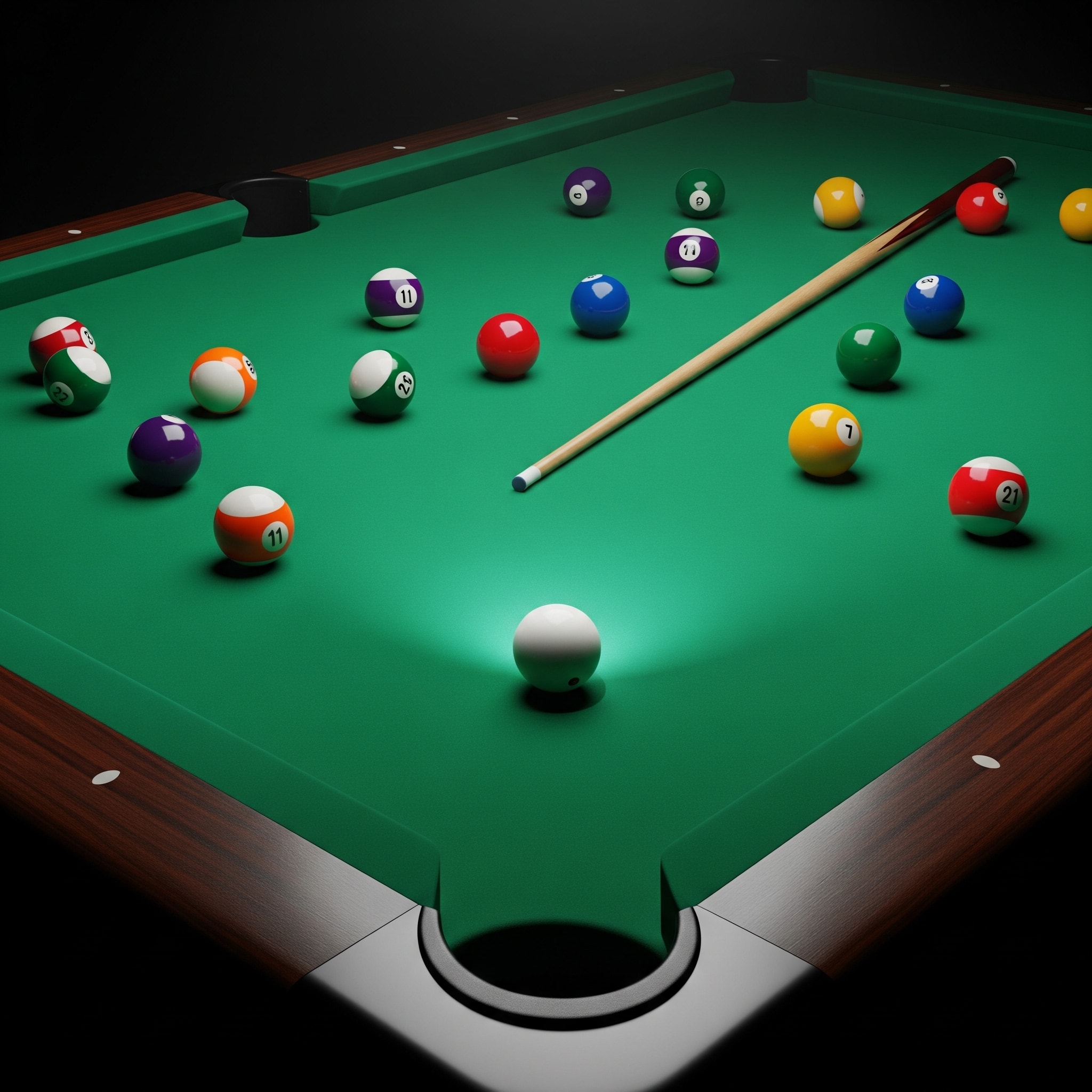 8 ball pool table