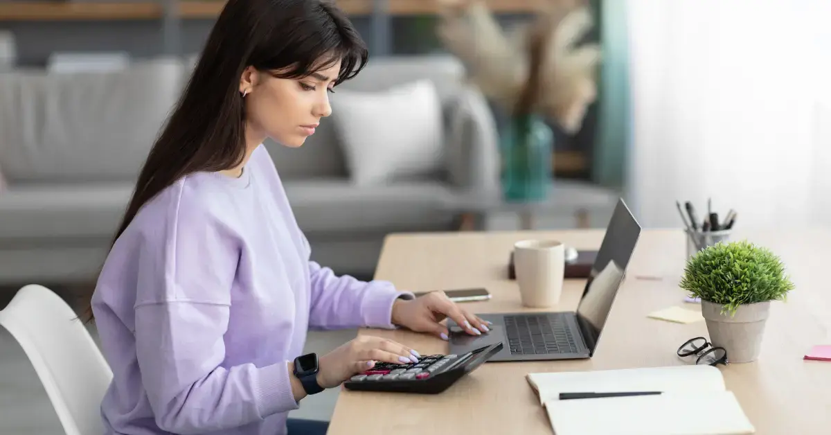 Woman reviewing an IRS notice and deadline while learning about IRS collection appeals.