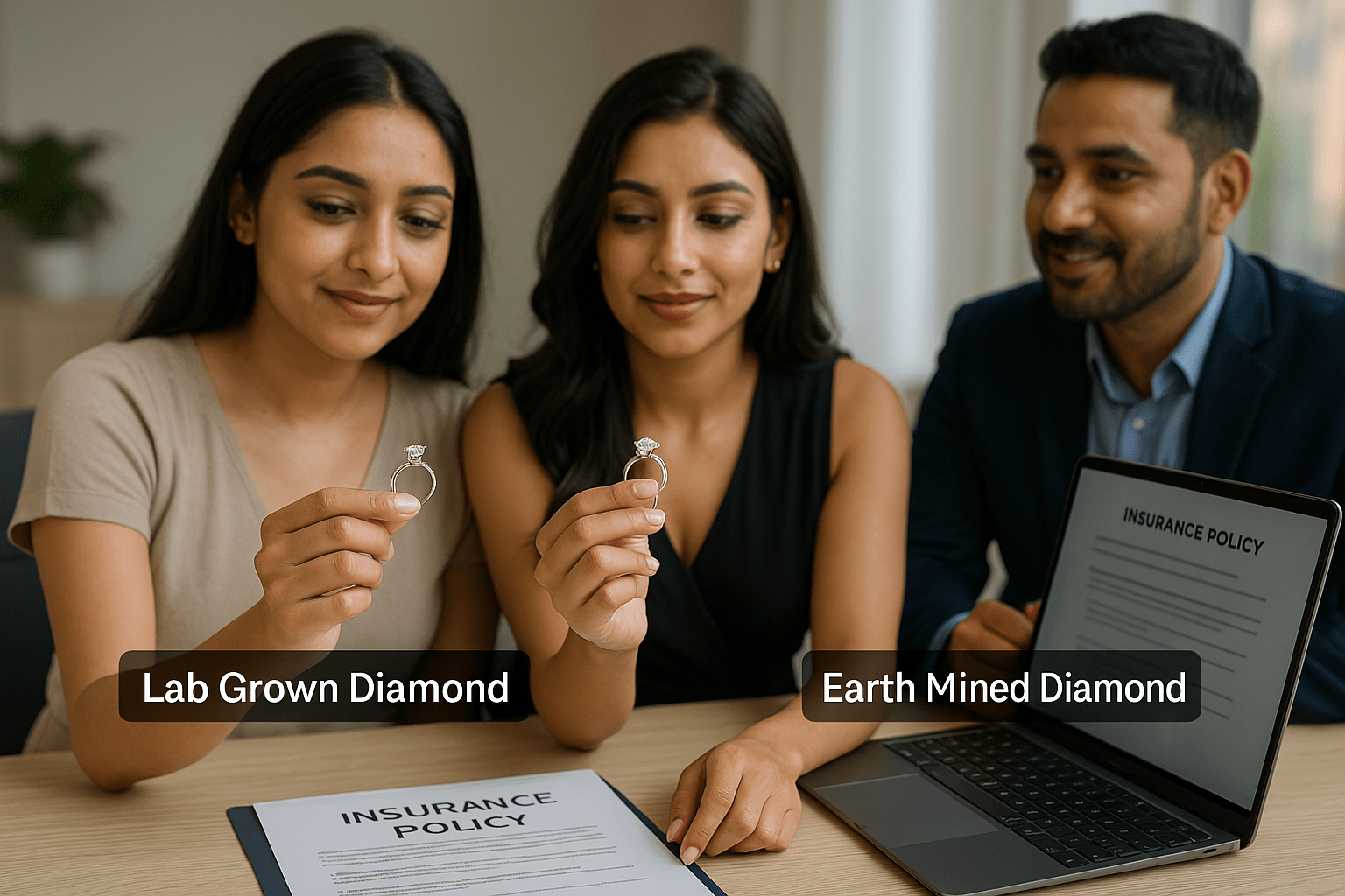 What’s the Difference Between Insuring a Grown Diamond and an Earth Mined Diamond?