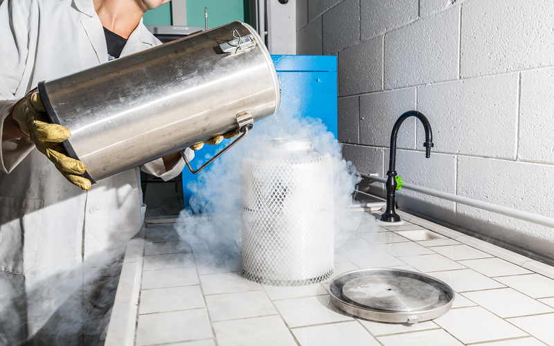 Testing of low temperature plastics under extreme conditions.