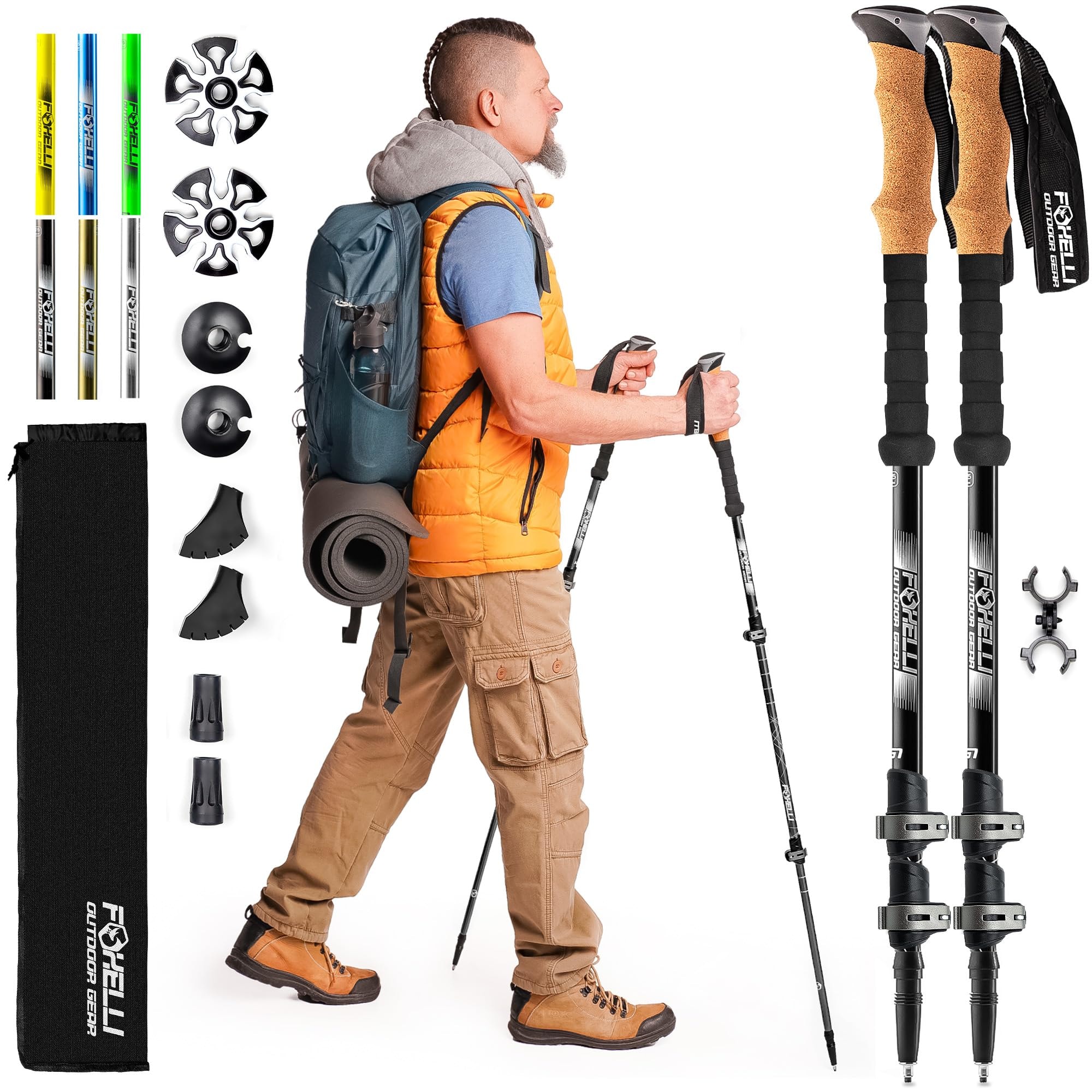 Best Nordic Walking Poles For Your Outdoor Adventures, Foxelli Trekking Poles