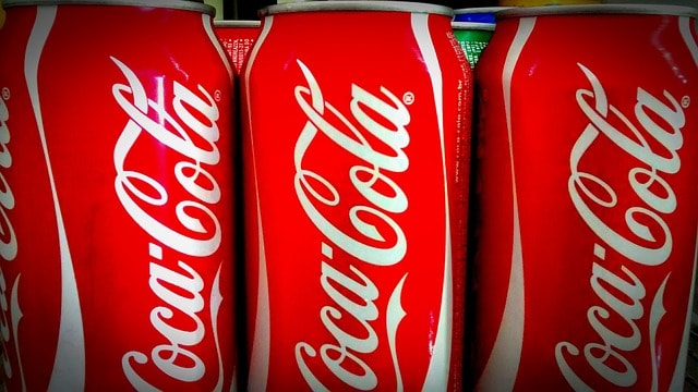 coca cola, can, tin