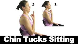 Chin Tucks Sitting - Ask Doctor Jo - YouTube