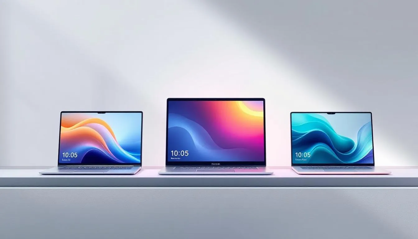 Wichtige Kaufkriterien für leichte Laptops, einschließlich Akkulaufzeit und Verarbeitung.