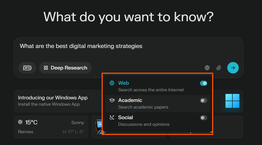 AI driven search engines
