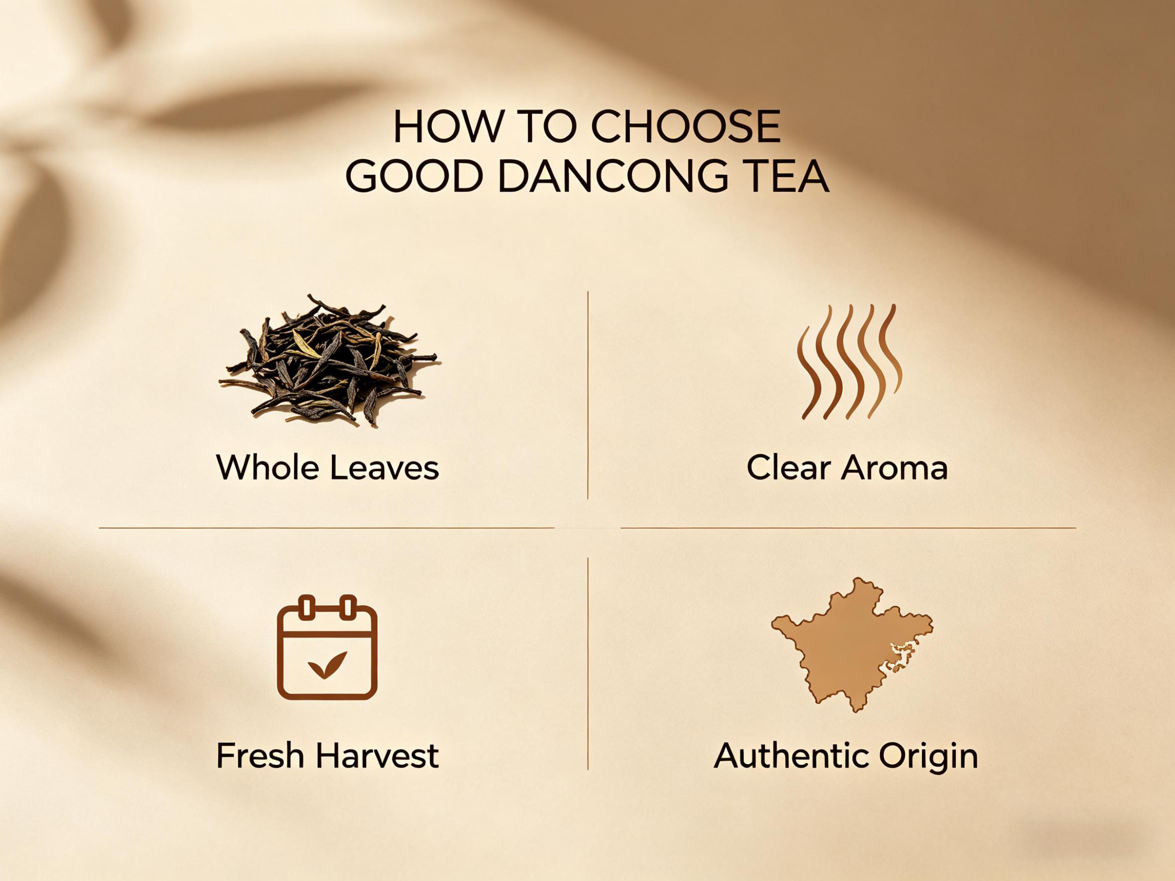 HOW TO CHOOSE GOOD DANCONG TEA
