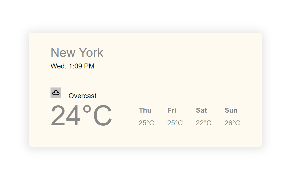 accurate weather forecasts dashboard