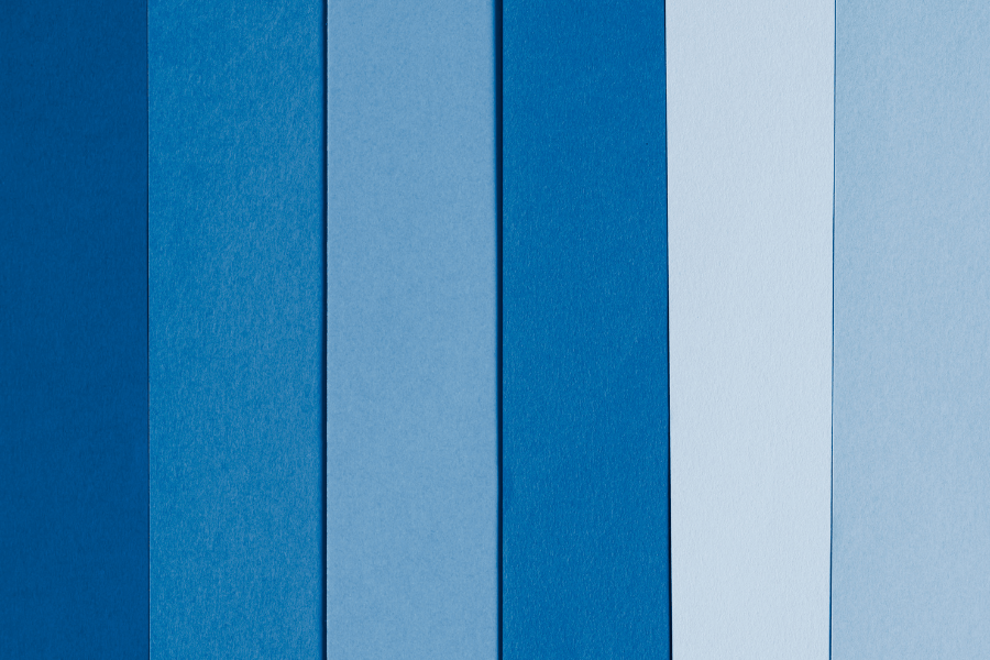 odcienie koloru niebieskiego