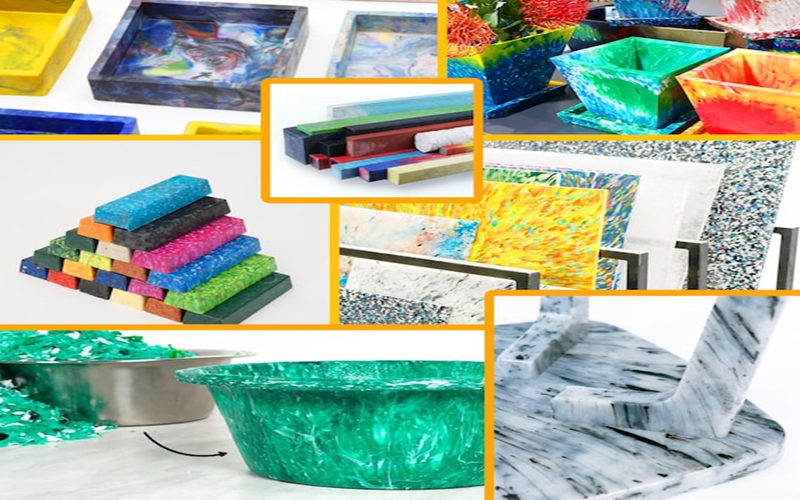 Recycled HDPE products