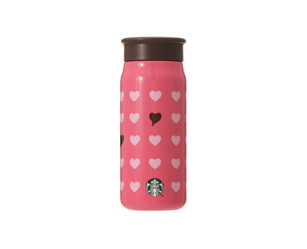 Valentine 2023 stainless Steel Mini Bottle  Heart 355ml