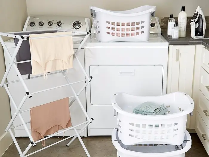 Cleaning your laundry baskets and hampers is one of our practical cleaning tips