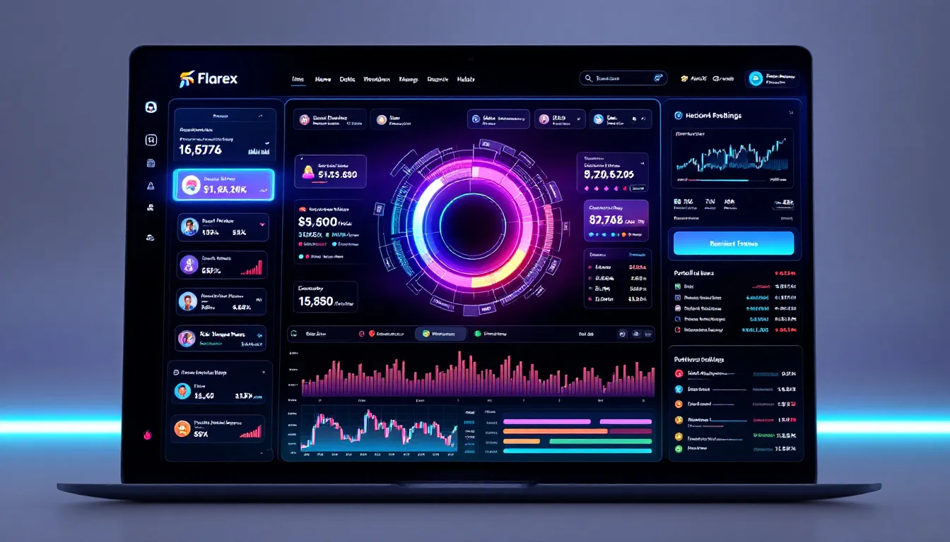 Key features of Flarex trading platform, including advanced tools and alerts.