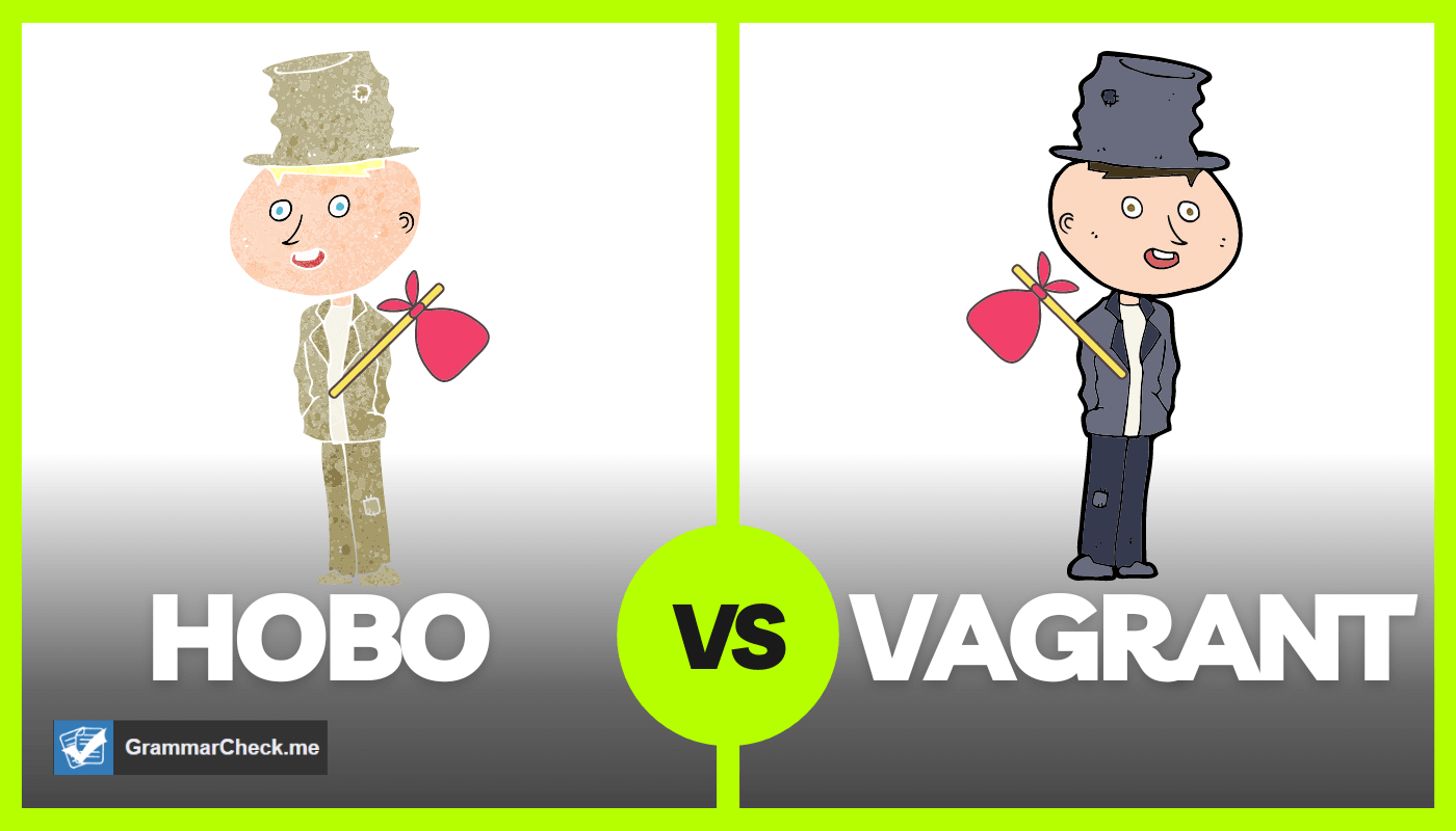 what's the difference between a vagrant and a hobo