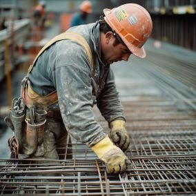 construction worker with a workers' compensation injury