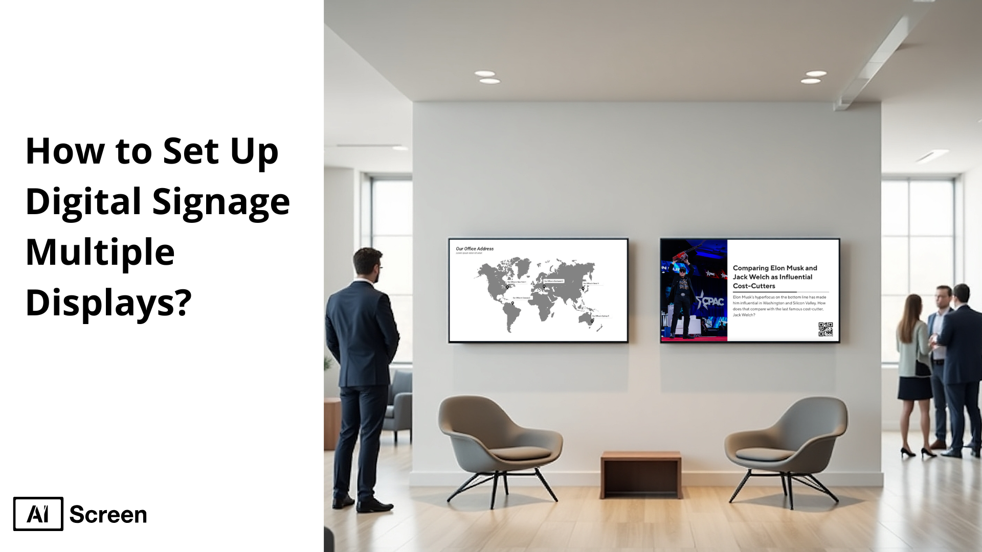 How to Set Up Digital Signage Multiple Displays? 1 set up digital signage multiple displays