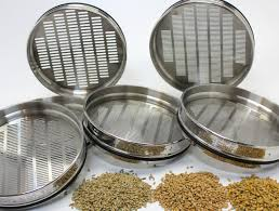 Sieve mesh sizes in a variety of wire thicknesses and aperture sizes