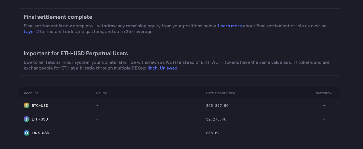 dydx perpetual trading. 