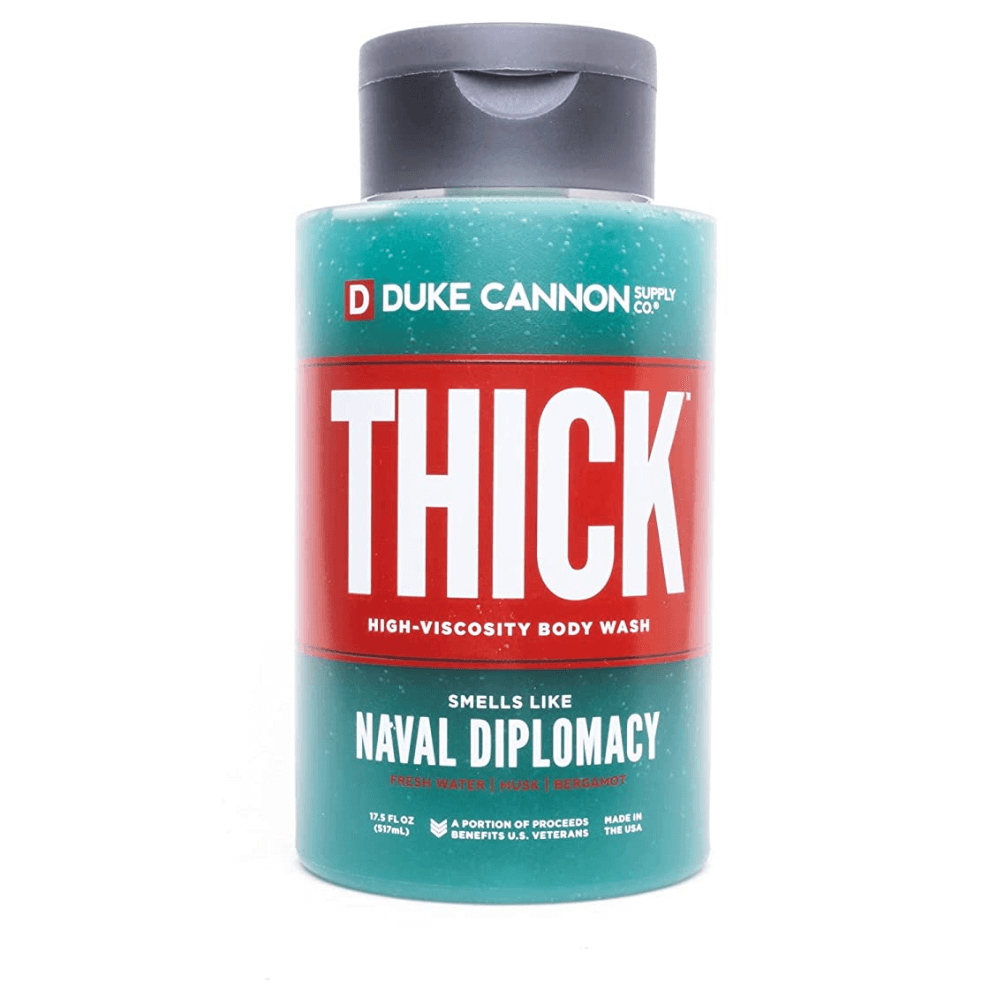 Duke Cannon Supply Co. THICK High-Viscosity Body Wash for Men - Smells Like Naval Diplomacy