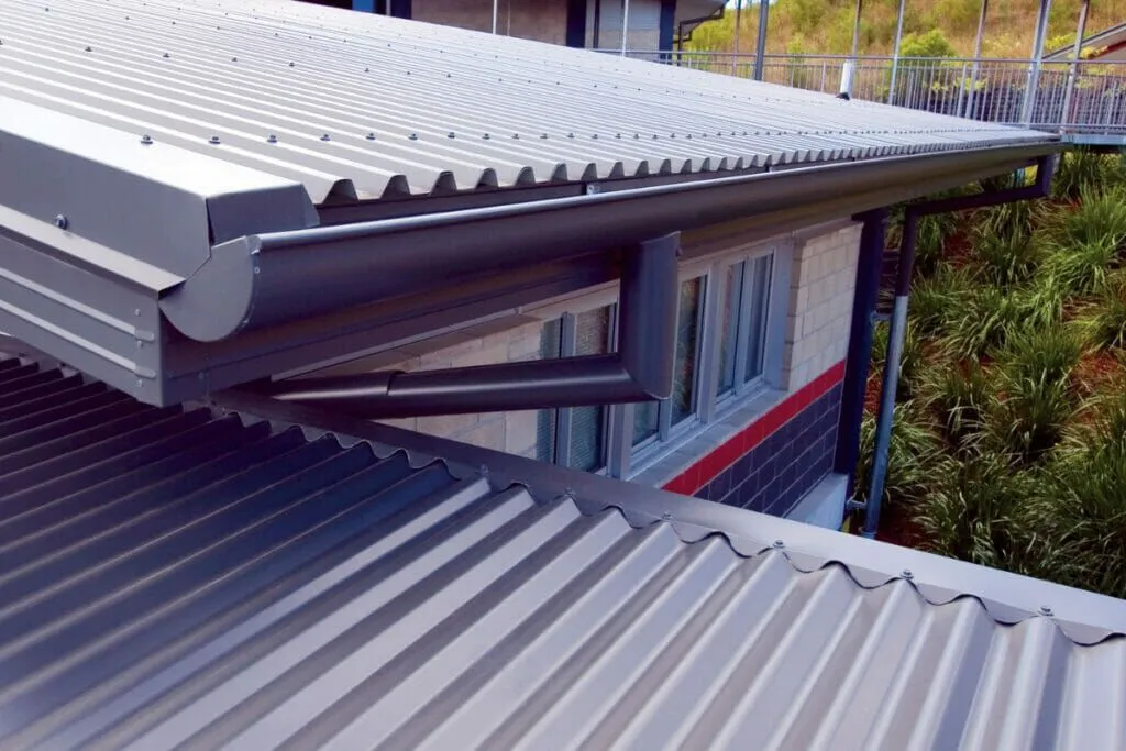 Metal Roofs Need Gutters