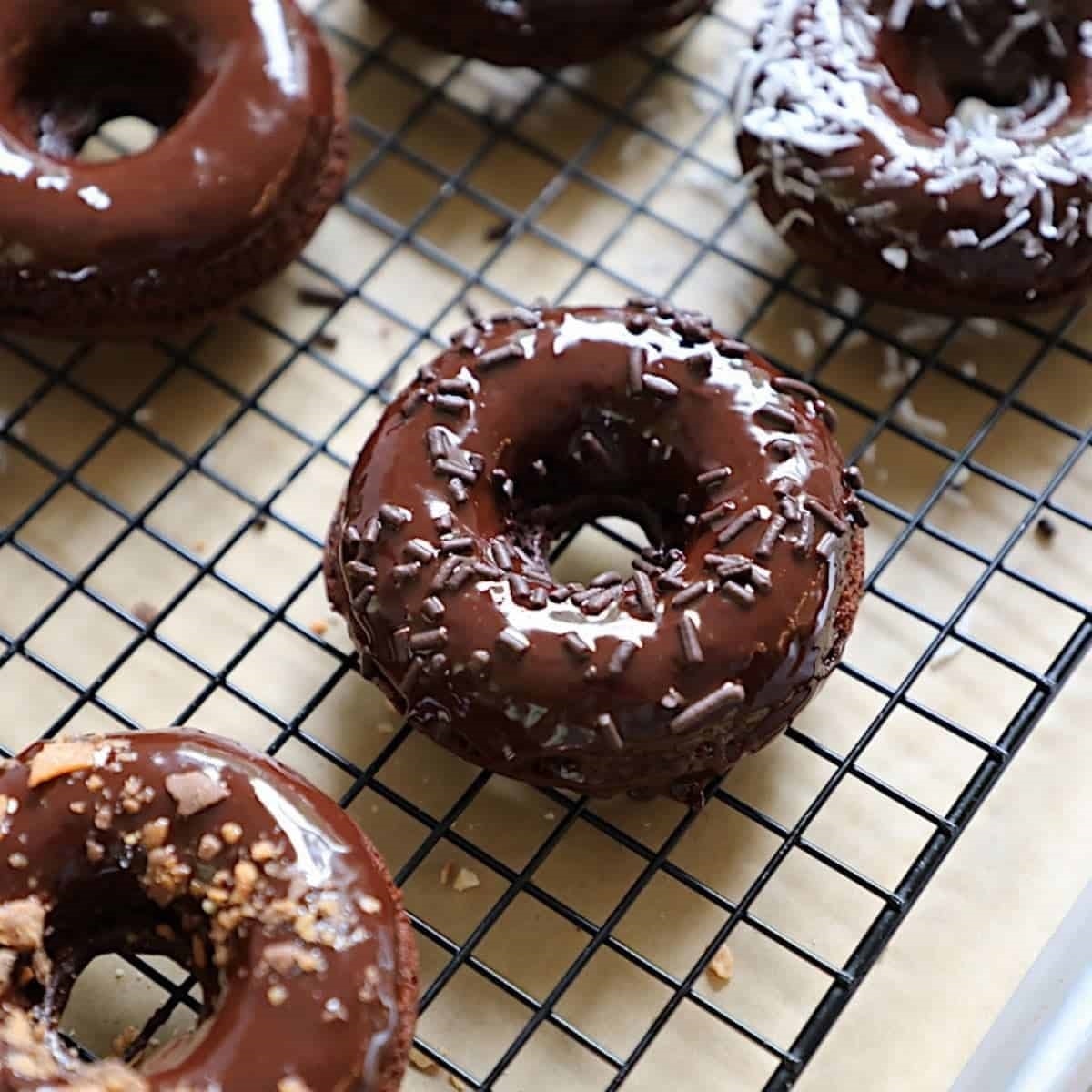 Baked Chocolate Donuts, Dessert Ideas For Family Dinner