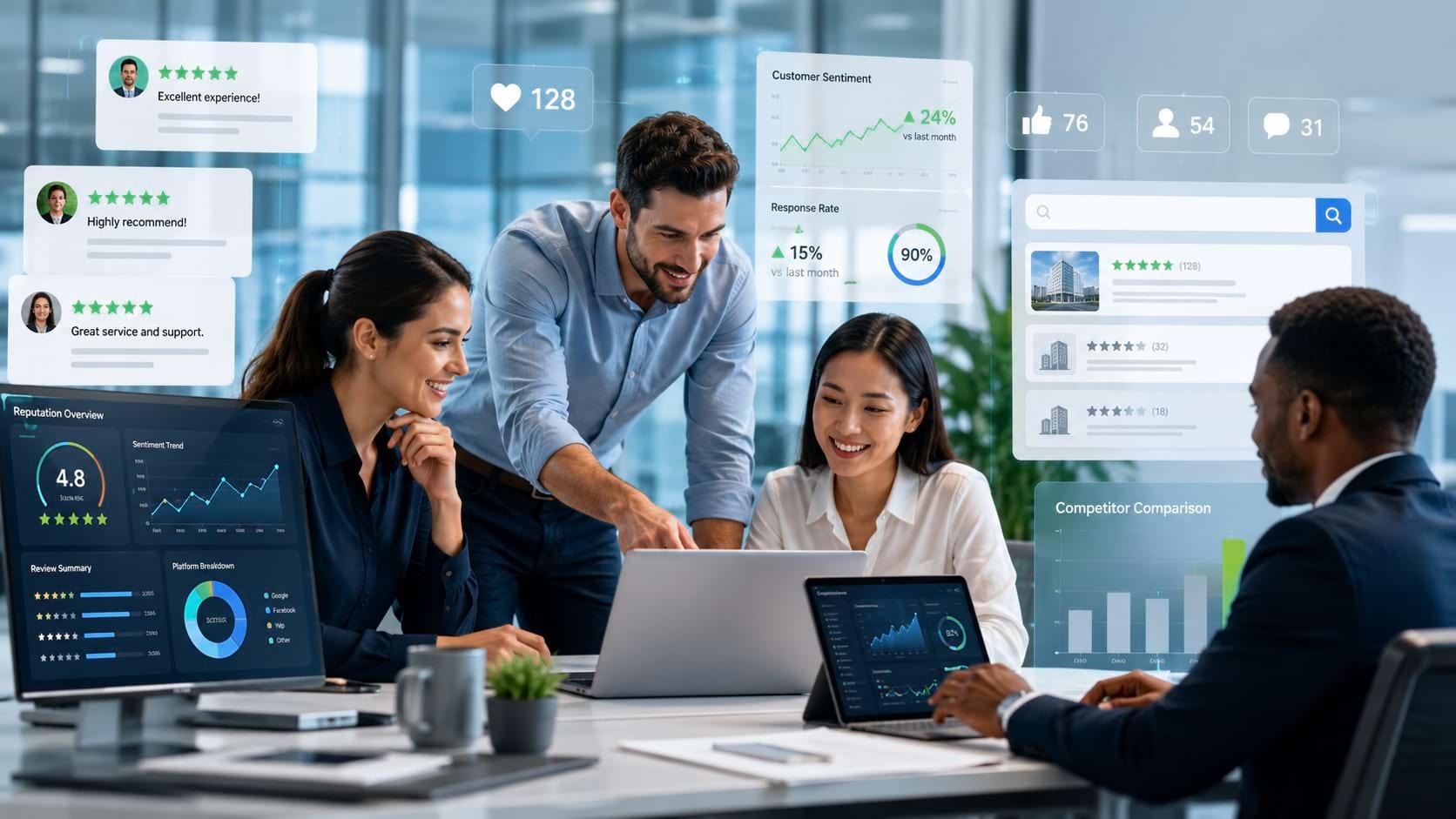 Proactive reputation management policy supporting brand growth and customer loyalty