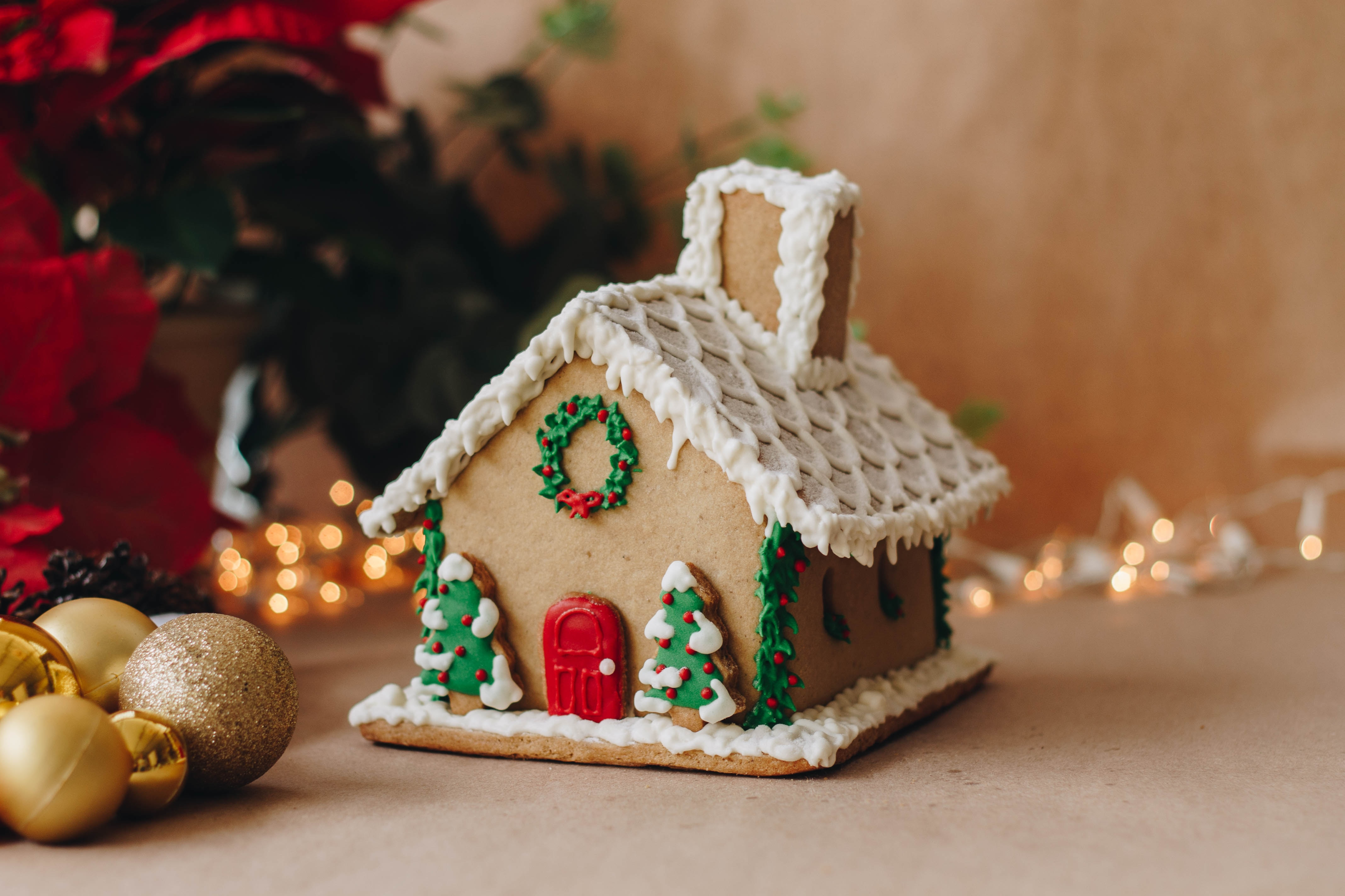 make a gingerbread house part of your Christmas decorating at home 
