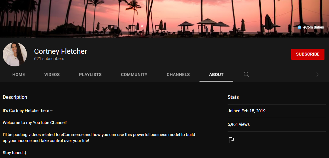 Ecom Babes YouTube Channel