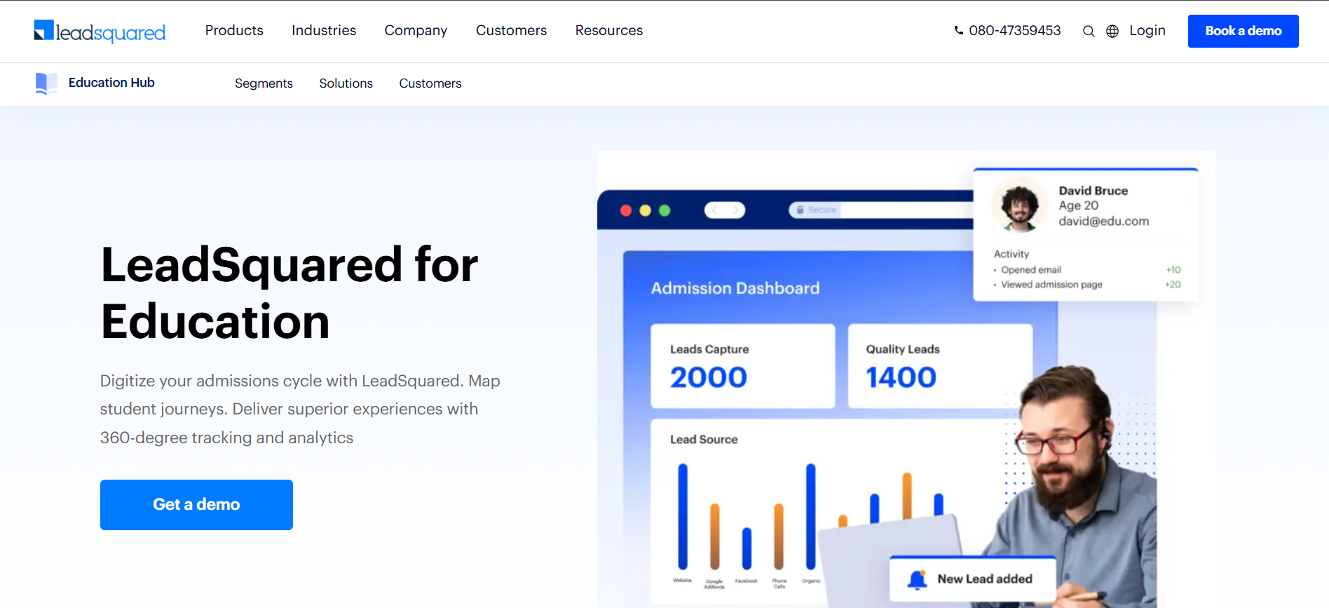 leadsquared education crm