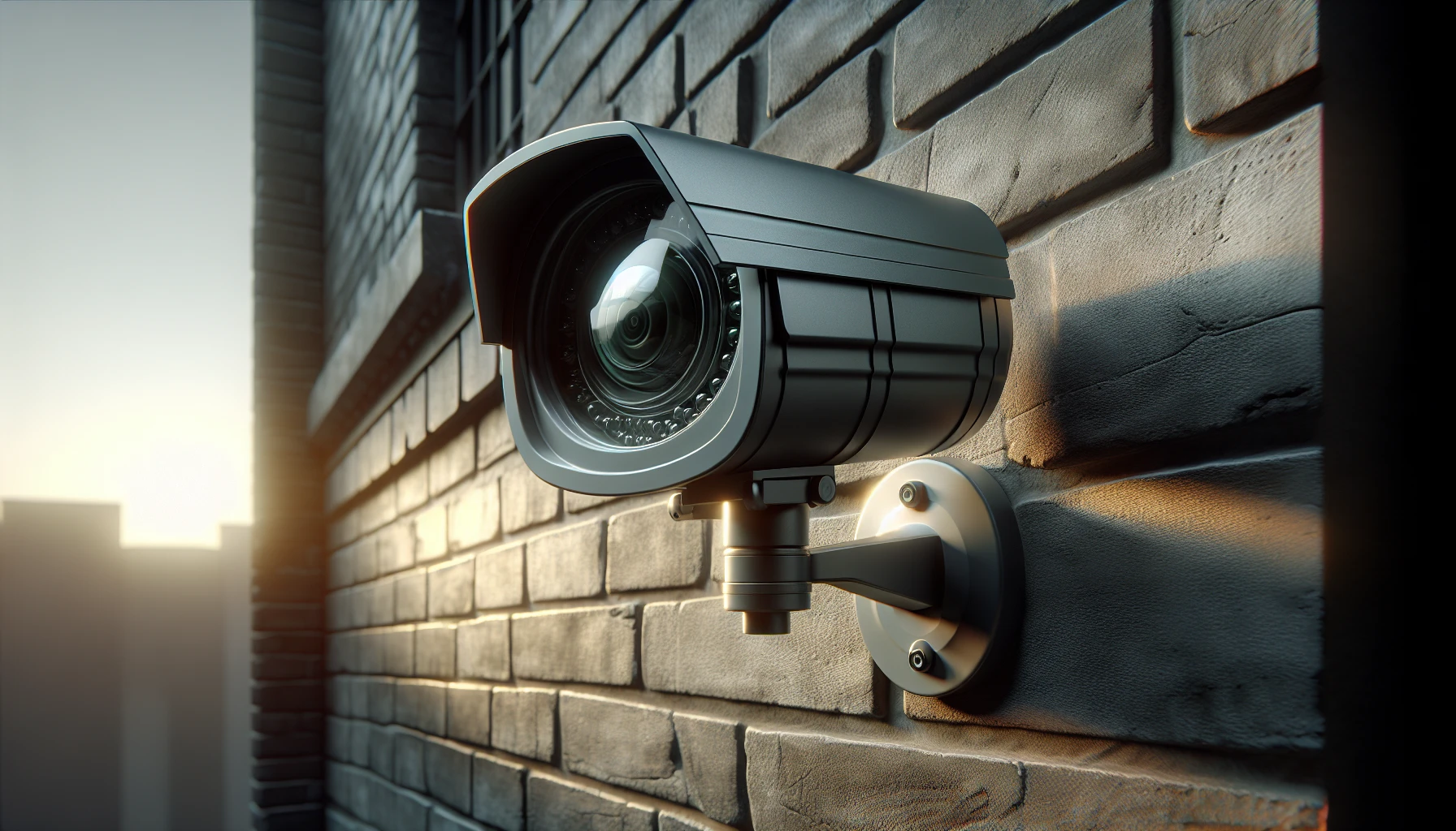 A discreet surveillance camera, representing gathering concrete evidence