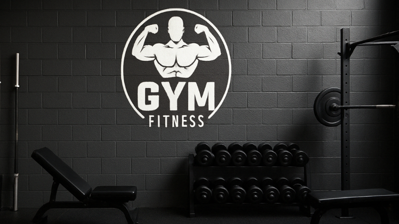 A beautifully designed wall wrap with brand identity