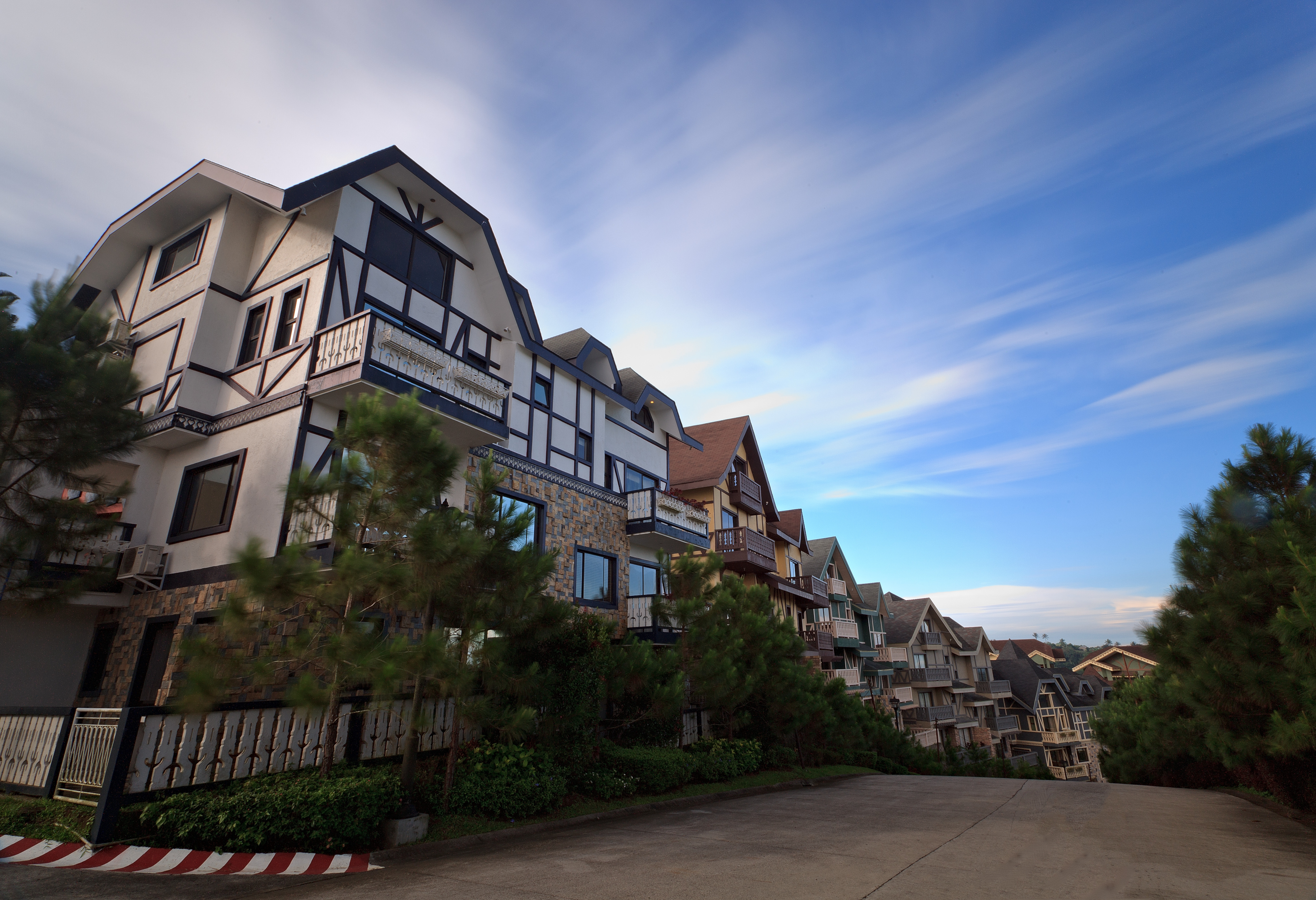 Swiss chalets located within the luxury community of Crosswinds Tagaytay