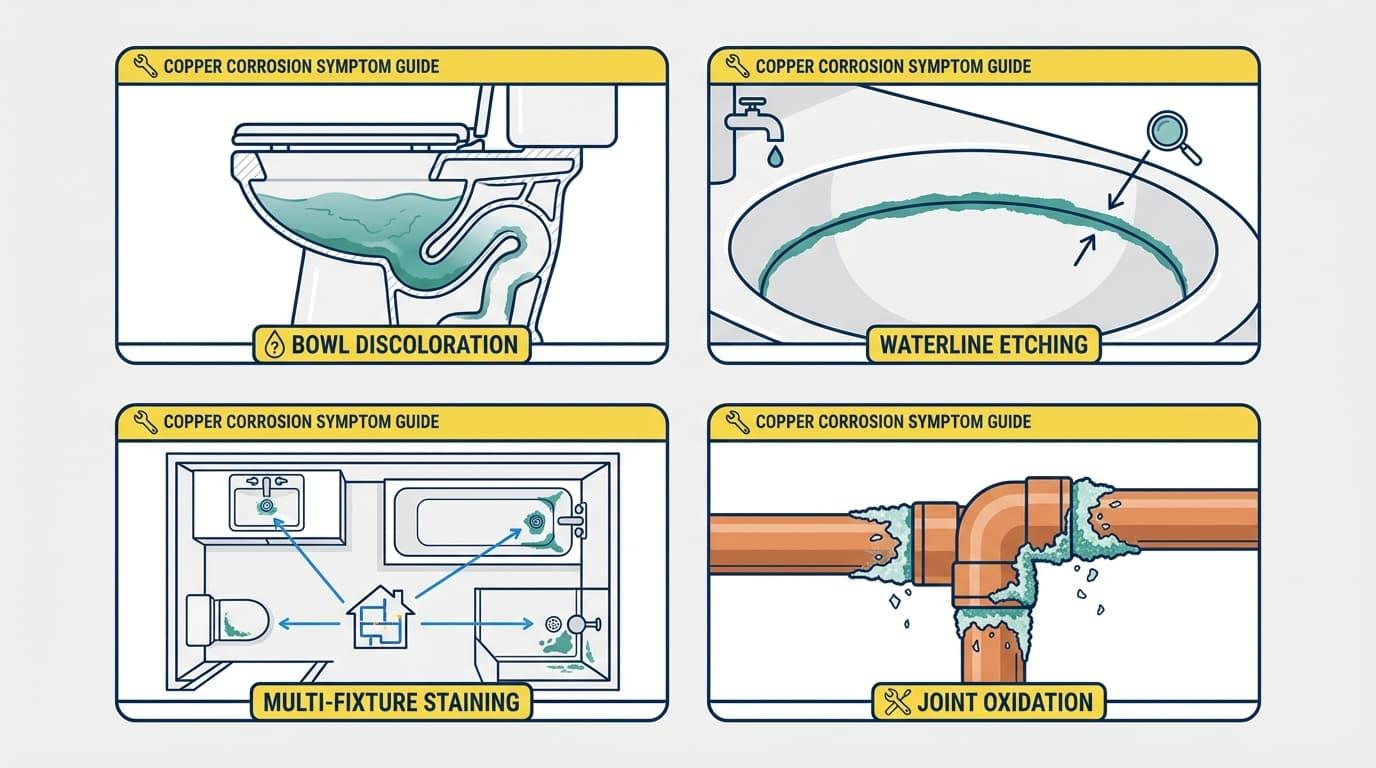 Copper Carbonate Leaching from Corroding Plumbing Pipes