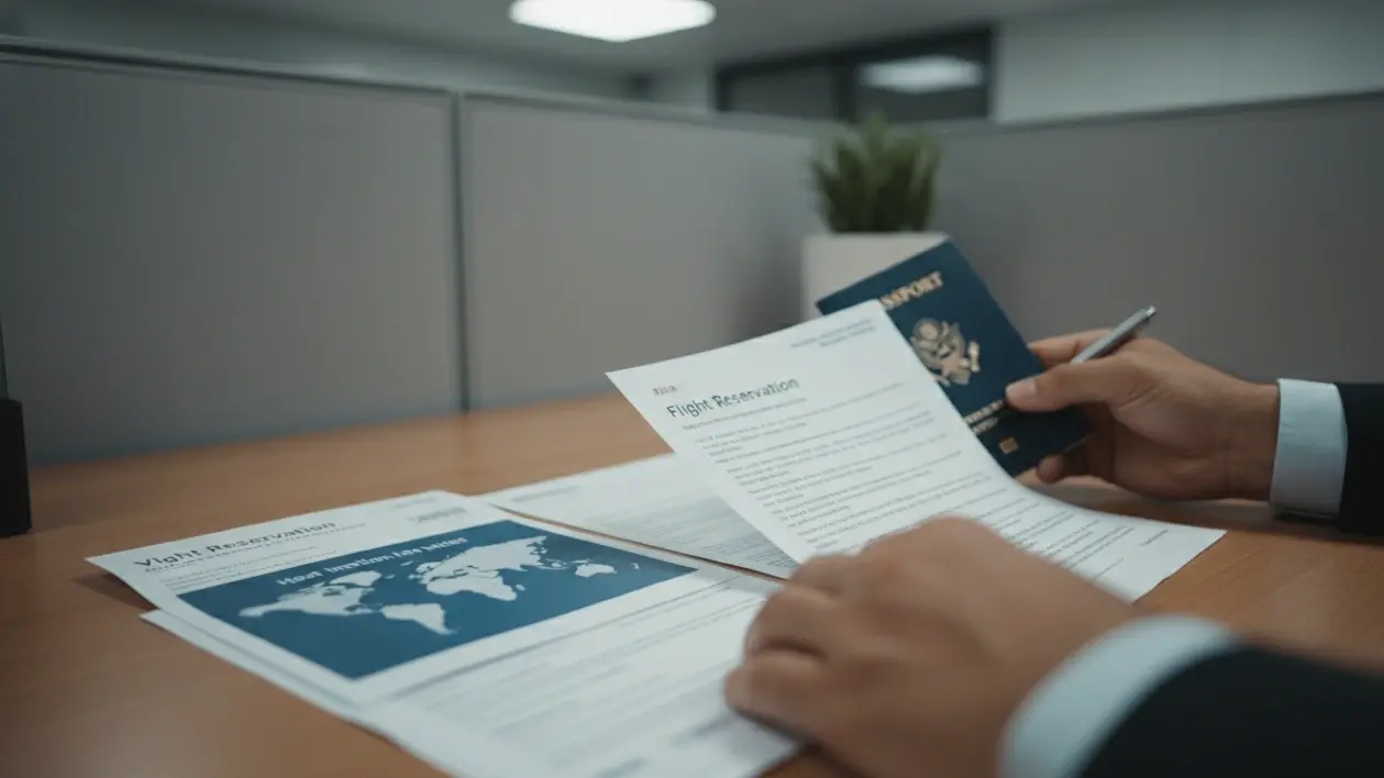 What a visa officer sees when flight itinerary and host documents do not fit