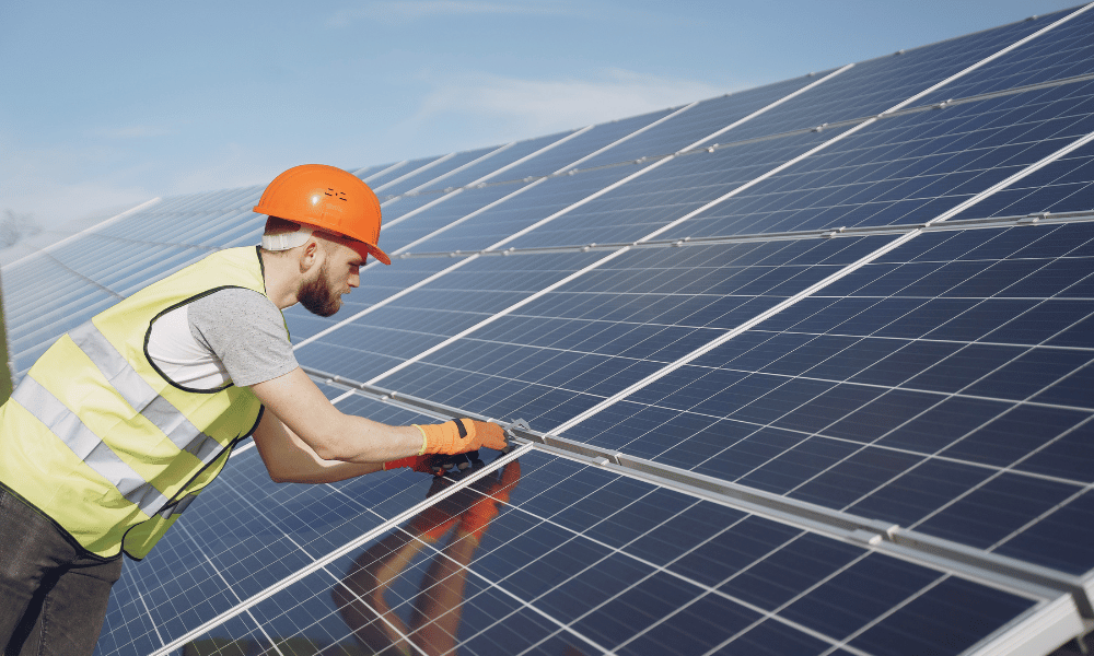 solar pv installations, solar panels installed, solar inverter converts
