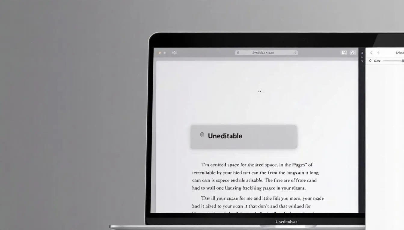 Utilisation de l'espace ins&eacute;cable dans un document Pages sur Mac.