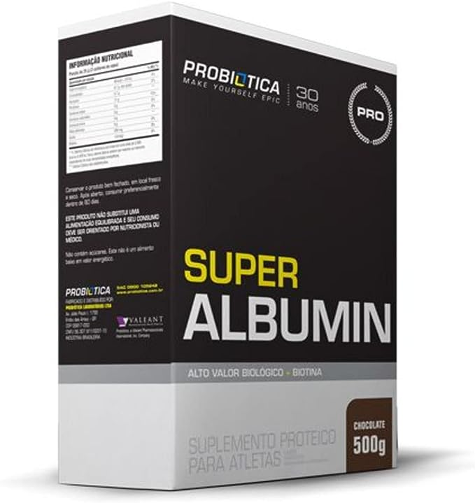 Super Albumin, albumina da Probiótica. Fonte da imagem: site oficial da marca.