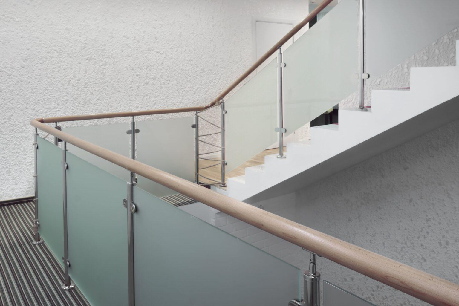 frosted glass balustrade 